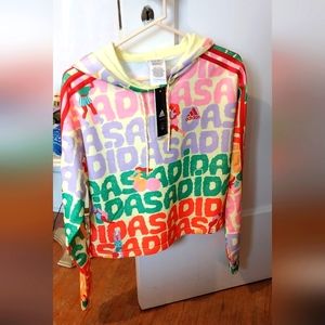 adidas hoodie, with tags